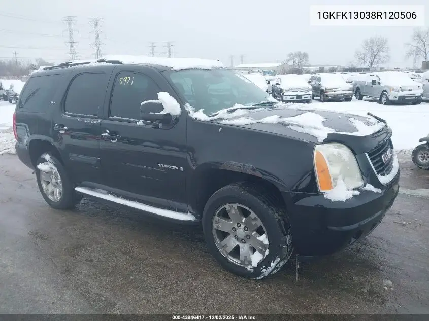 1GKFK13038R120506 2008 GMC Yukon Slt