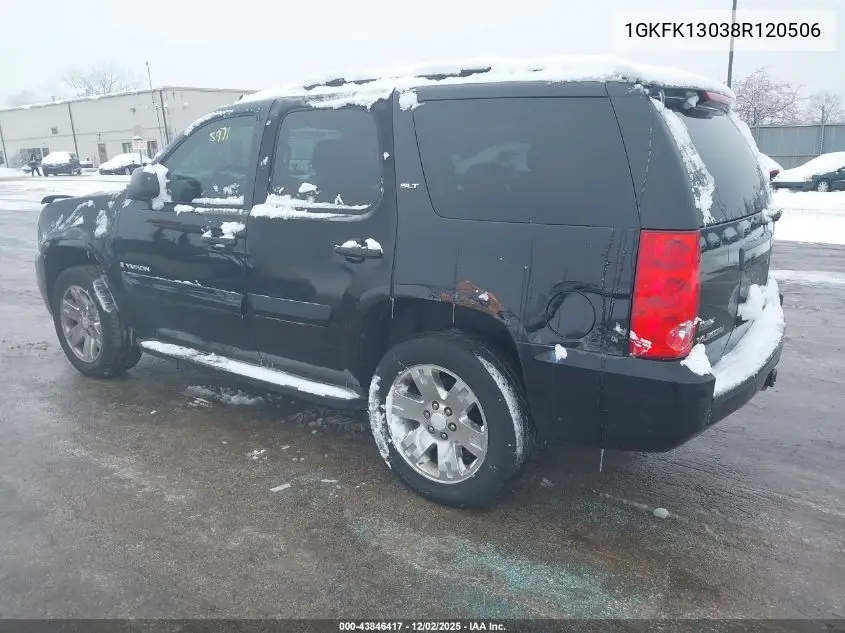 1GKFK13038R120506 2008 GMC Yukon Slt