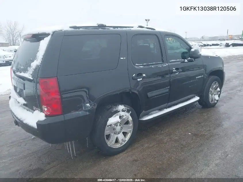 1GKFK13038R120506 2008 GMC Yukon Slt