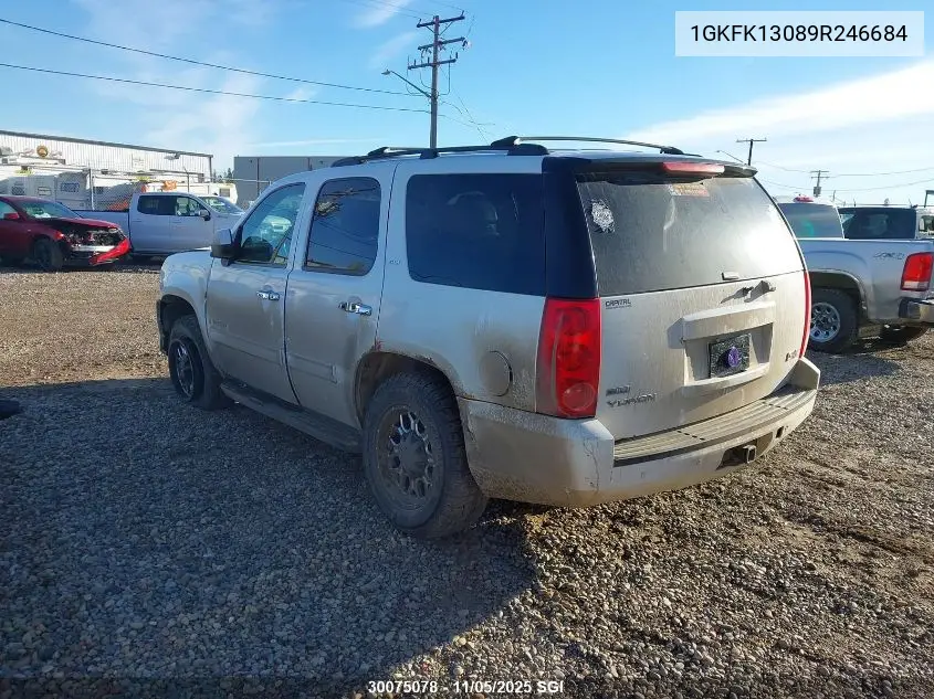 1GKFK13089R246684 2009 GMC Yukon