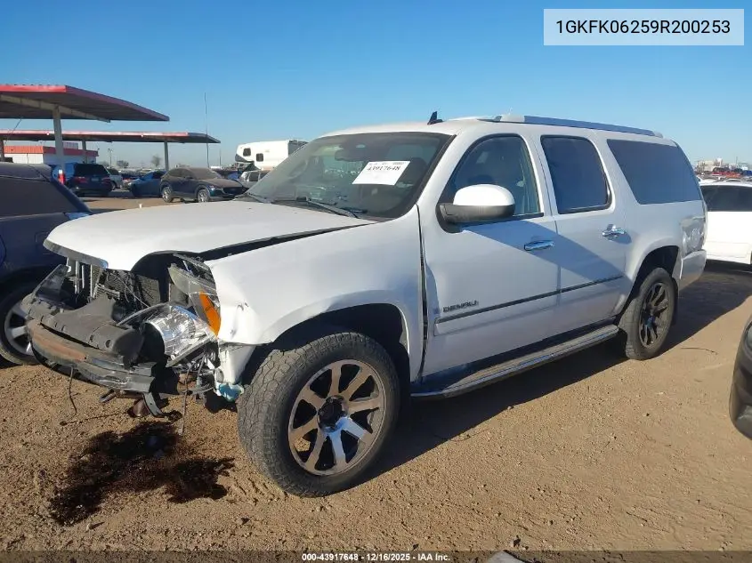 1GKFK06259R200253 2009 GMC Yukon Xl 1500 Denali