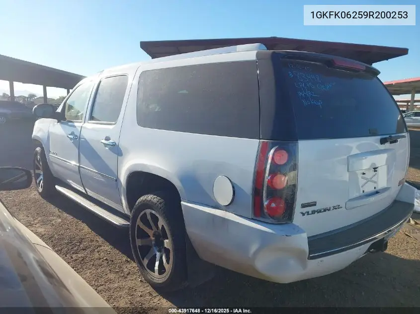 1GKFK06259R200253 2009 GMC Yukon Xl 1500 Denali