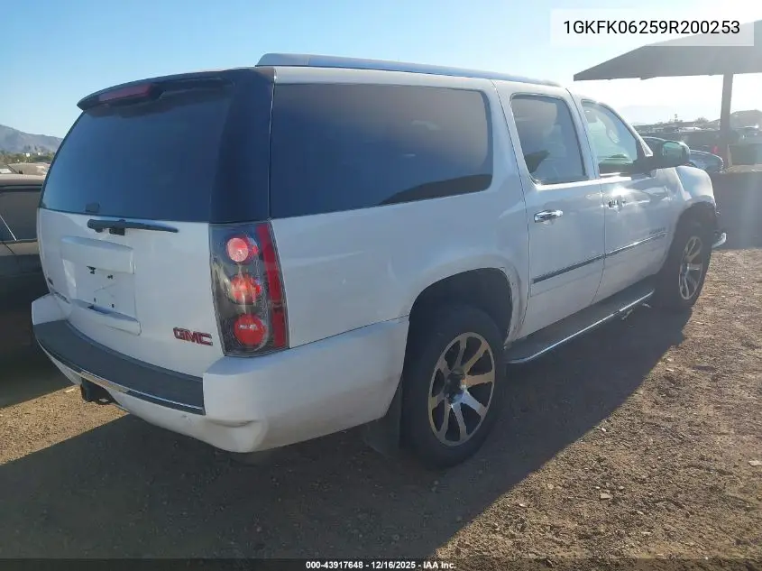 1GKFK06259R200253 2009 GMC Yukon Xl 1500 Denali