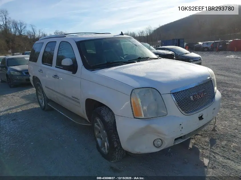 1GKS2EEF1BR293780 2011 GMC Yukon Denali