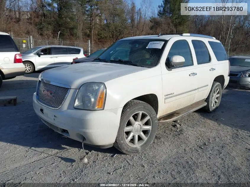 1GKS2EEF1BR293780 2011 GMC Yukon Denali