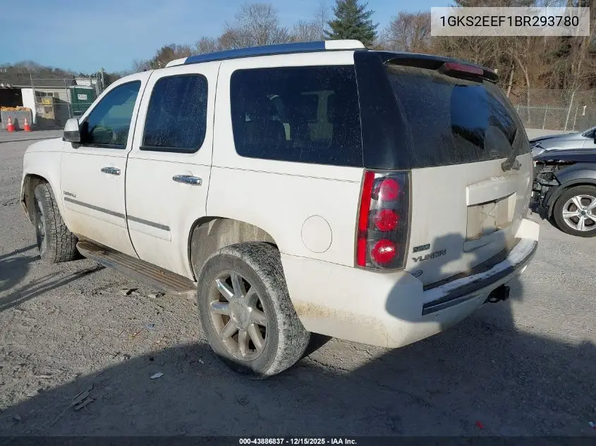 1GKS2EEF1BR293780 2011 GMC Yukon Denali