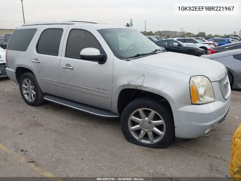 1GKS2EEF9BR221967 2011 GMC Yukon Denali