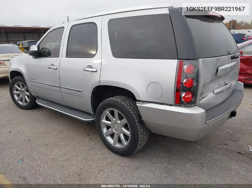 1GKS2EEF9BR221967 2011 GMC Yukon Denali