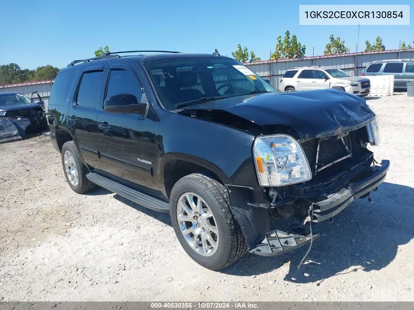 2012 GMC Yukon Slt VIN: 1GKS2CE0XCR130854 Lot: 40530355