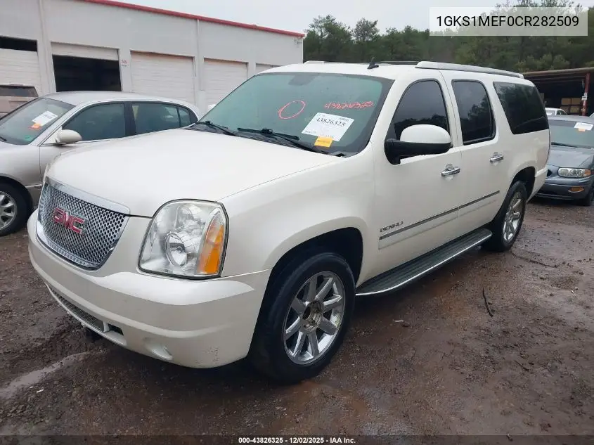 1GKS1MEF0CR282509 2012 GMC Yukon Xl 1500 Denali