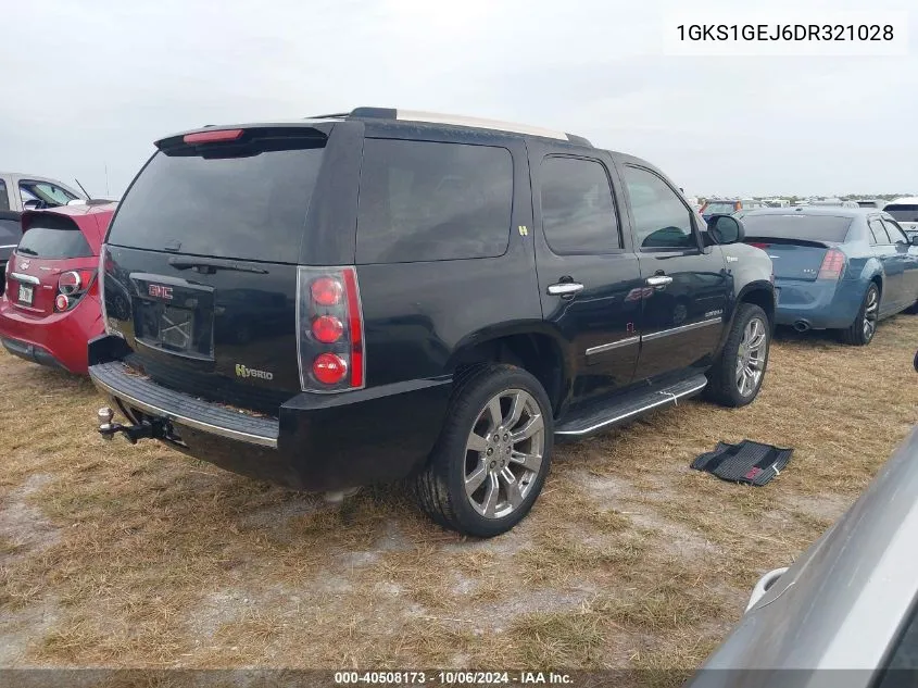 1GKS1GEJ6DR321028 2013 GMC Yukon Denali Hybrid