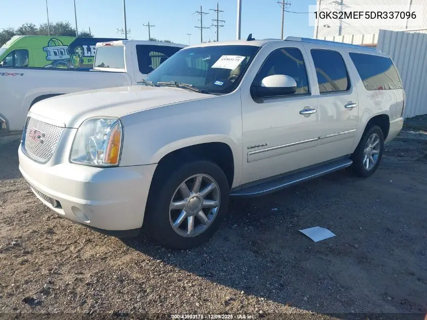 1GKS2MEF5DR337096 2013 GMC Yukon Xl 1500 Denali