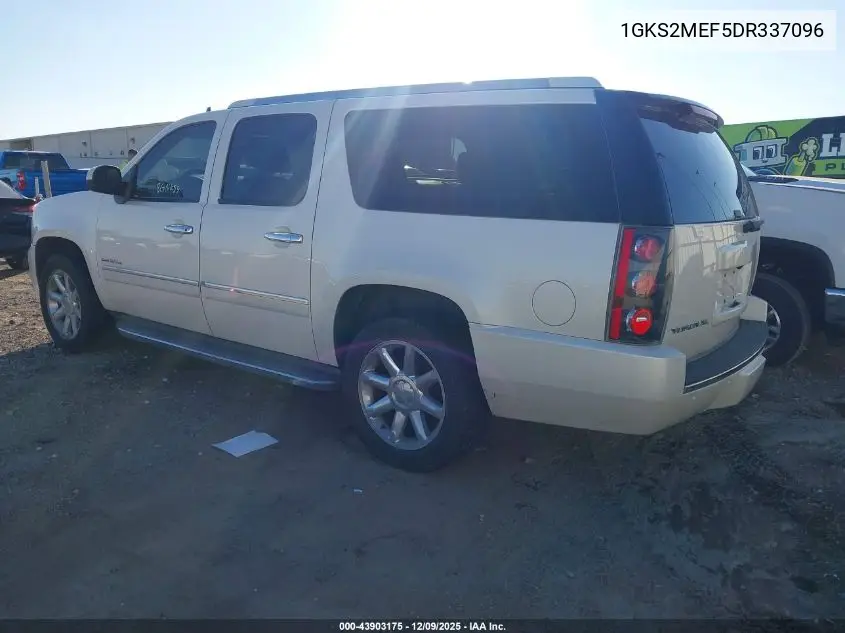 1GKS2MEF5DR337096 2013 GMC Yukon Xl 1500 Denali