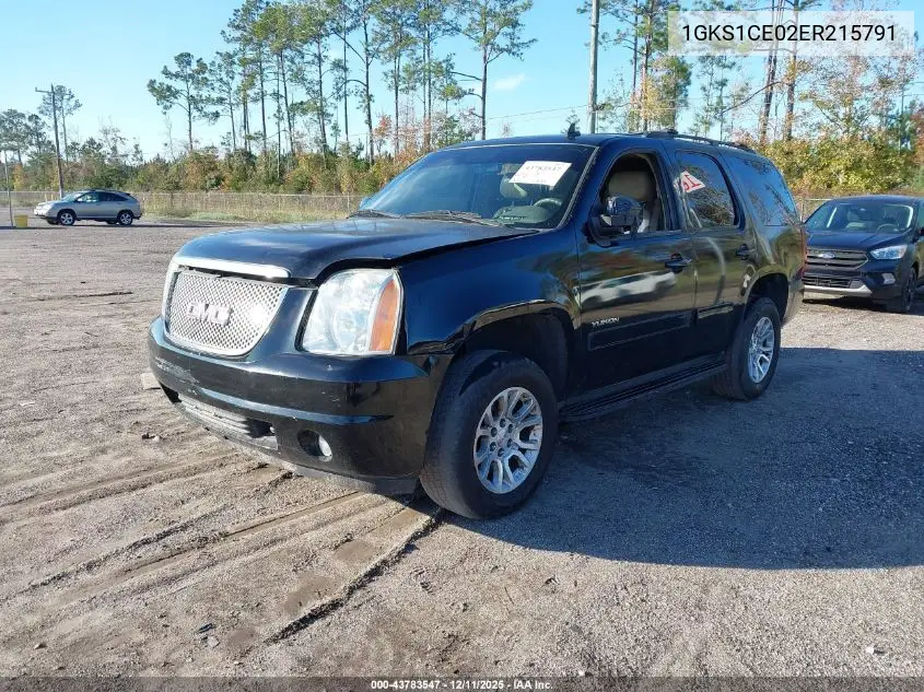 1GKS1CE02ER215791 2014 GMC Yukon Slt