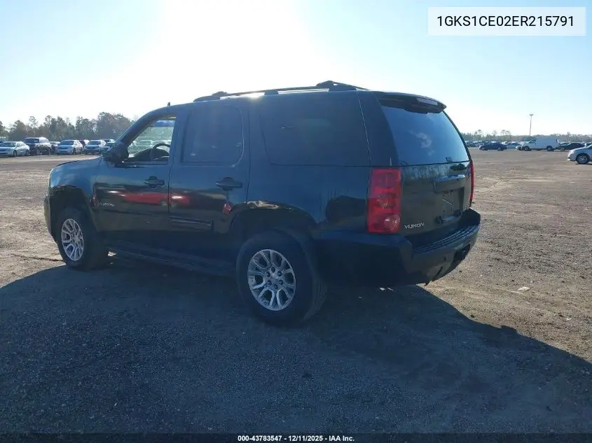 1GKS1CE02ER215791 2014 GMC Yukon Slt