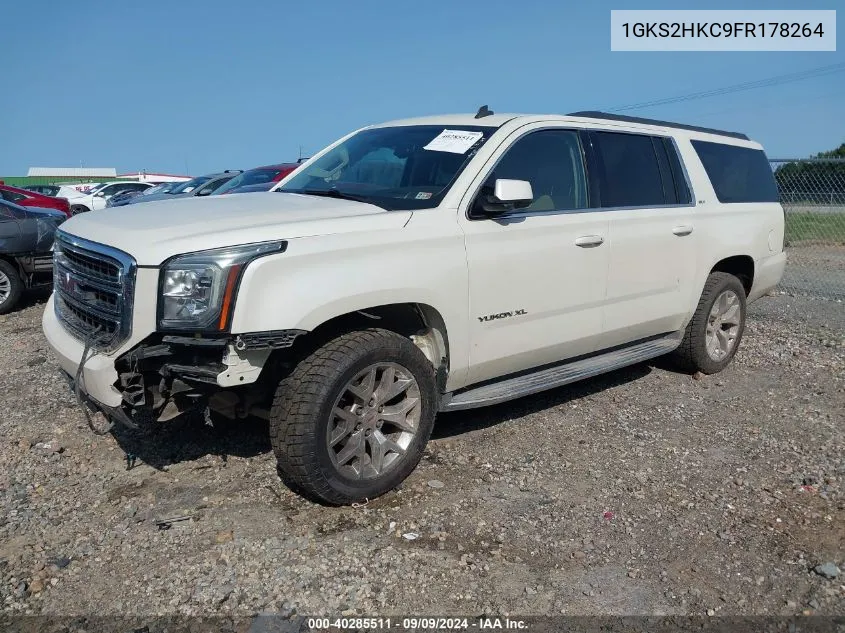 1GKS2HKC9FR178264 2015 GMC Yukon Xl 1500 Slt