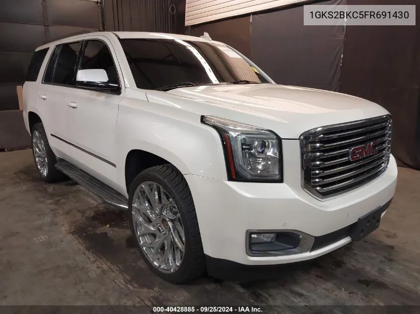 1GKS2BKC5FR691430 2015 GMC Yukon Slt