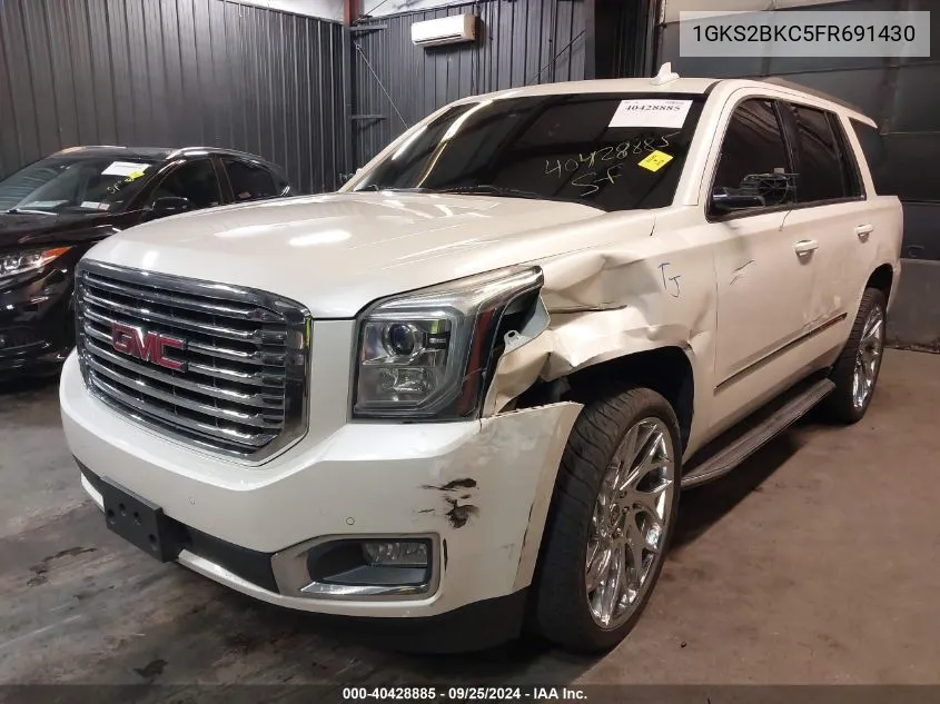 1GKS2BKC5FR691430 2015 GMC Yukon Slt