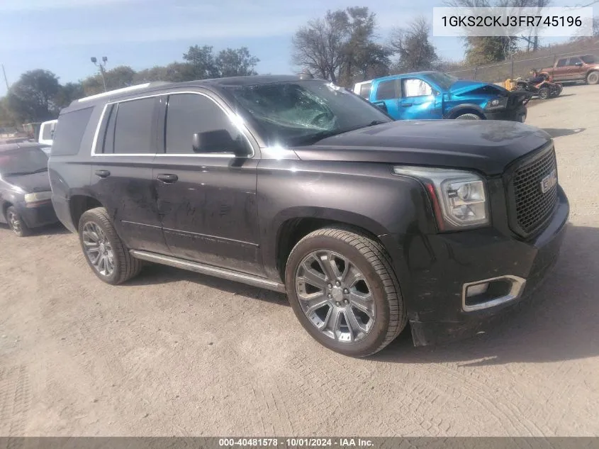 1GKS2CKJ3FR745196 2015 GMC Yukon Denali