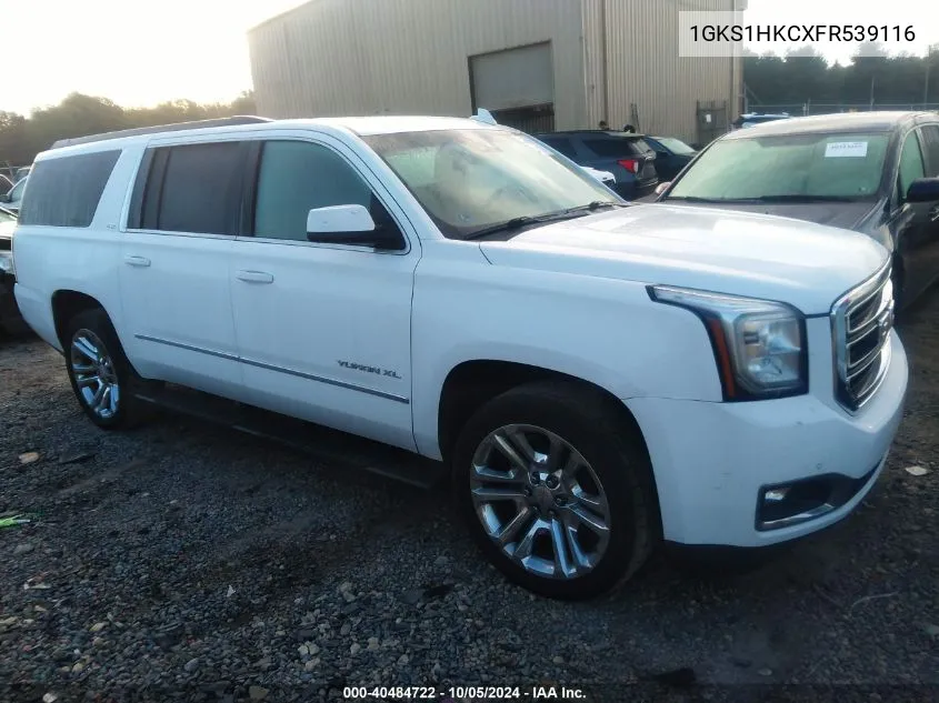 2015 GMC Yukon Xl 1500 C1500 Slt VIN: 1GKS1HKCXFR539116 Lot: 40484722