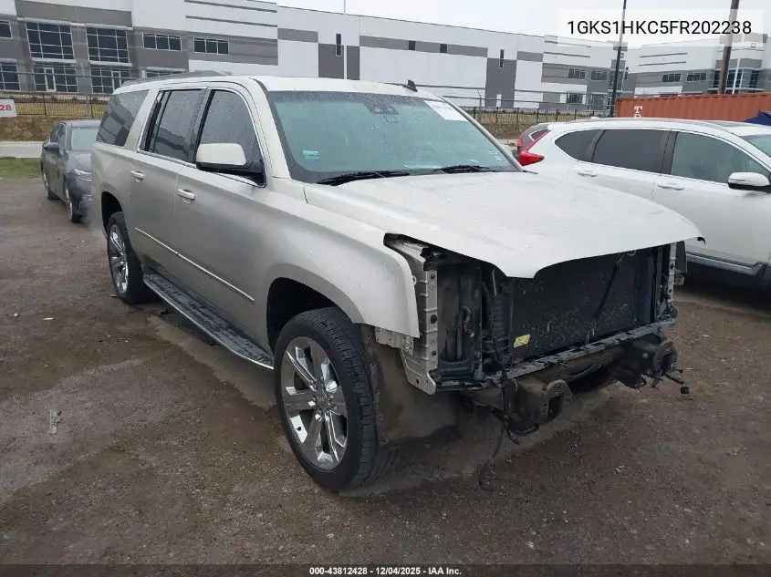 1GKS1HKC5FR202238 2015 GMC Yukon Xl 1500 Slt