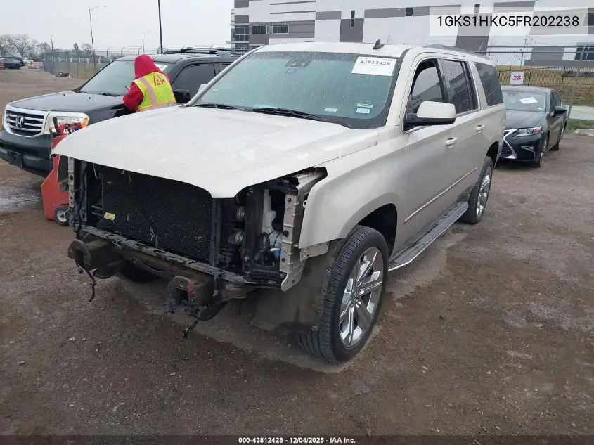 1GKS1HKC5FR202238 2015 GMC Yukon Xl 1500 Slt