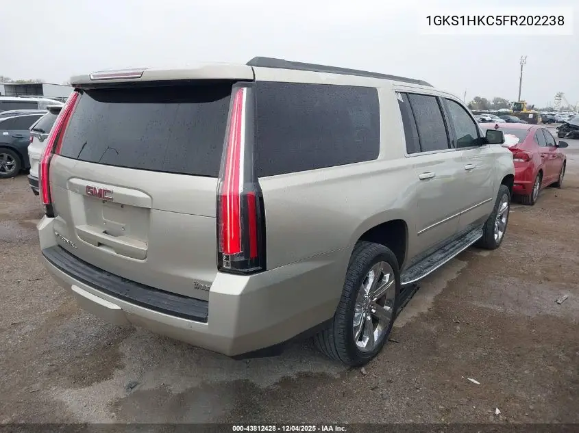 1GKS1HKC5FR202238 2015 GMC Yukon Xl 1500 Slt