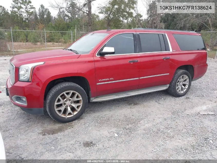 1GKS1HKC7FR138624 2015 GMC Yukon Xl 1500 Slt