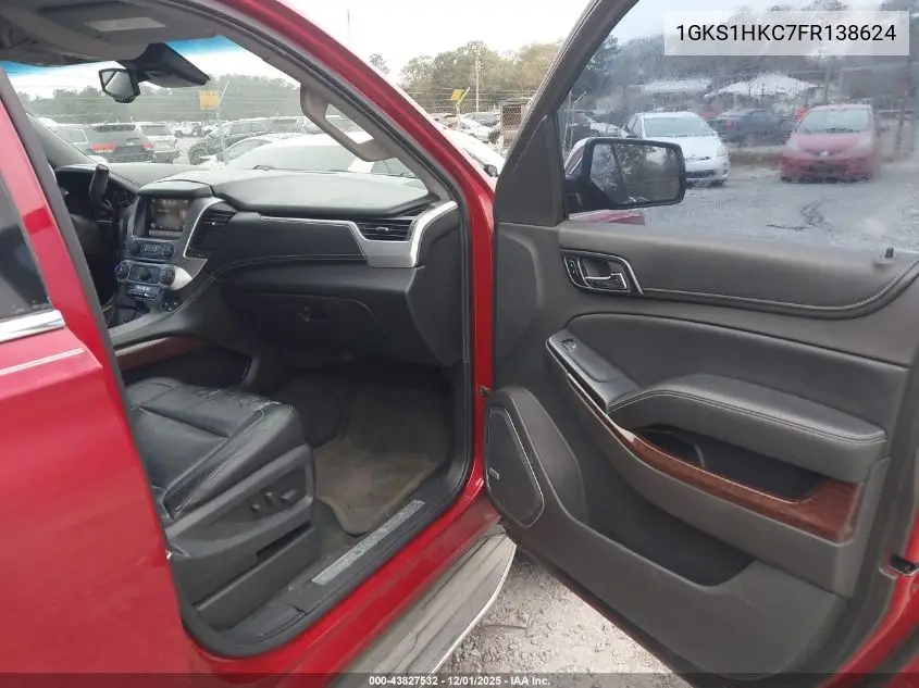 1GKS1HKC7FR138624 2015 GMC Yukon Xl 1500 Slt