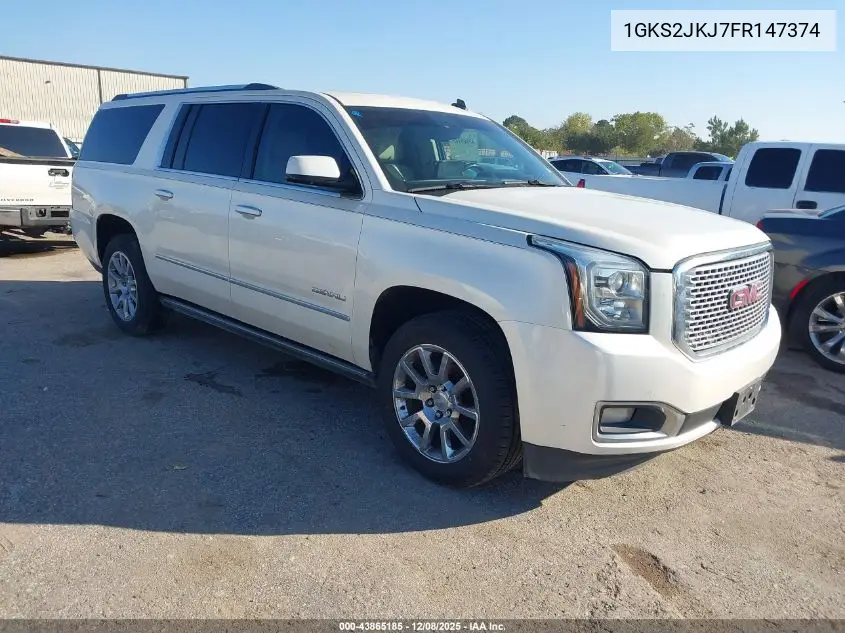 1GKS2JKJ7FR147374 2015 GMC Yukon Xl 1500 Denali