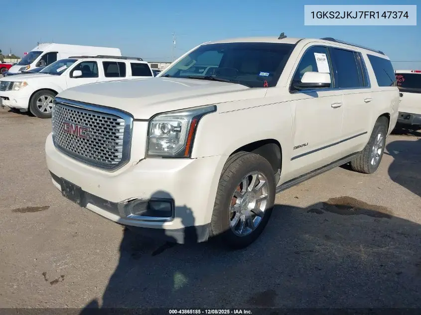 1GKS2JKJ7FR147374 2015 GMC Yukon Xl 1500 Denali