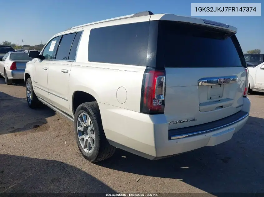 1GKS2JKJ7FR147374 2015 GMC Yukon Xl 1500 Denali