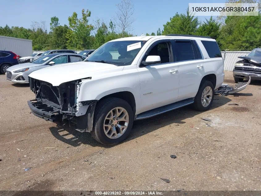 1GKS1AKC6GR380457 2016 GMC Yukon Sle