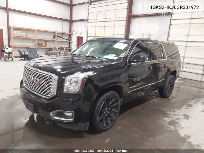 1GKS2HKJ6GR301972 2016 GMC Yukon Xl Denali