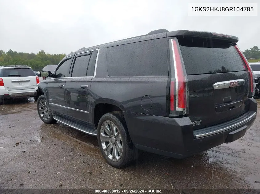 1GKS2HKJ8GR104785 2016 GMC Yukon Xl Denali