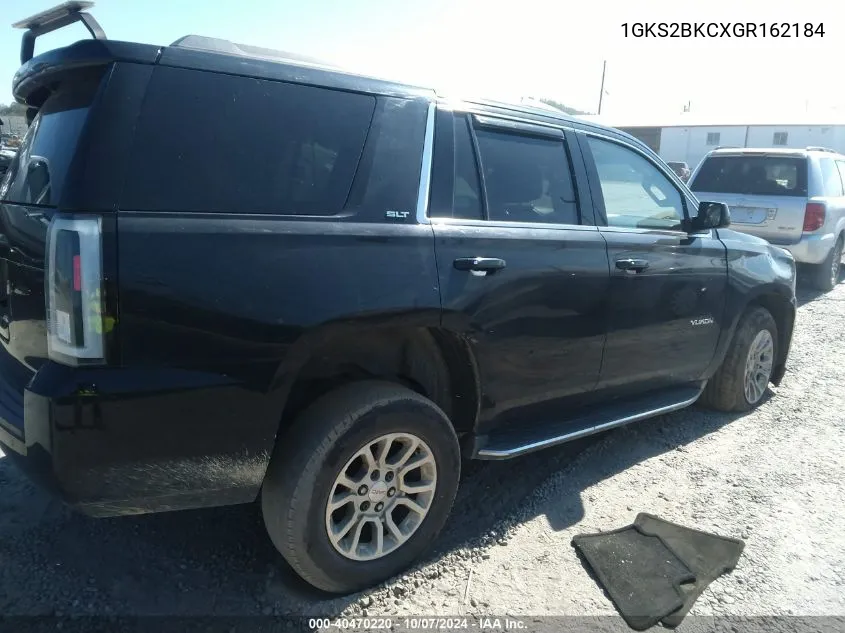 1GKS2BKCXGR162184 2016 GMC Yukon Slt