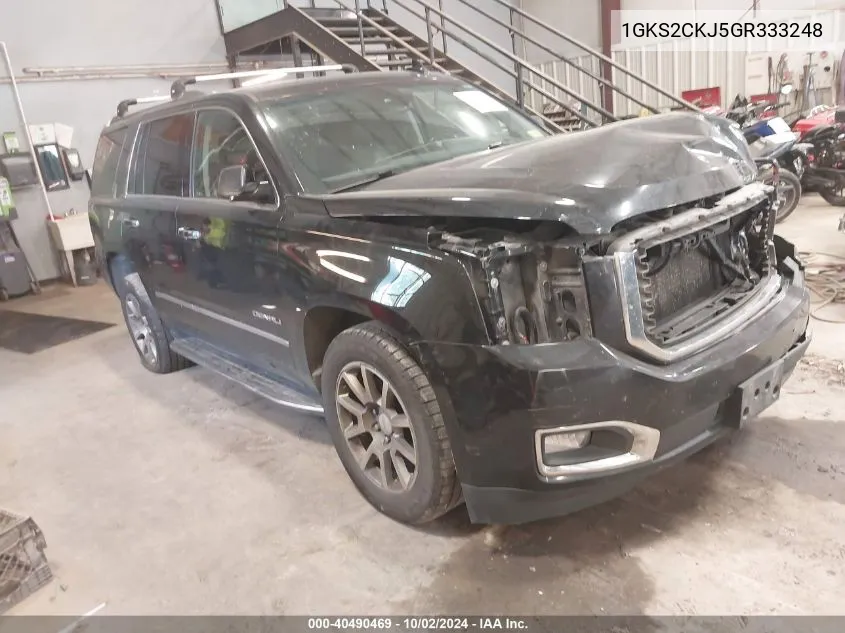 1GKS2CKJ5GR333248 2016 GMC Yukon Denali