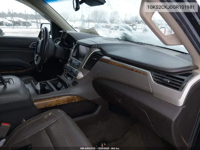 1GKS2CKJ0GR101981 2016 GMC Yukon Denali