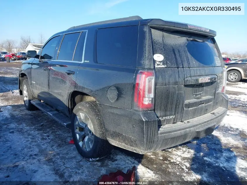 1GKS2AKCXGR330495 2016 GMC Yukon Sle