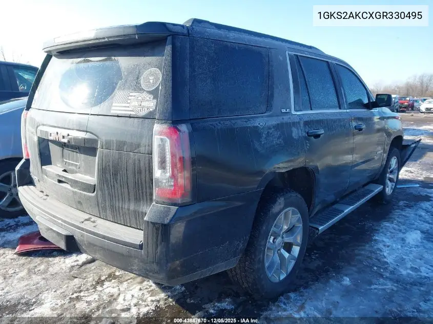 1GKS2AKCXGR330495 2016 GMC Yukon Sle