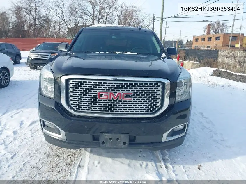 1GKS2HKJ3GR353494 2016 GMC Yukon Xl Denali