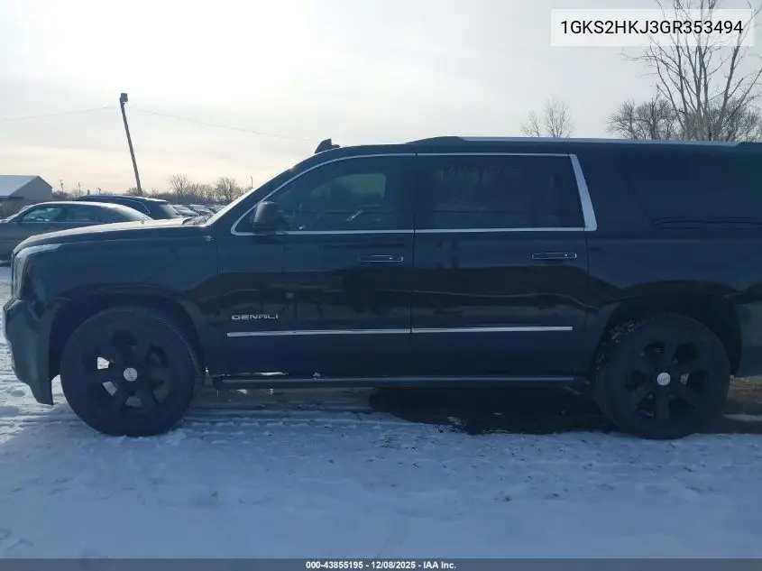 1GKS2HKJ3GR353494 2016 GMC Yukon Xl Denali