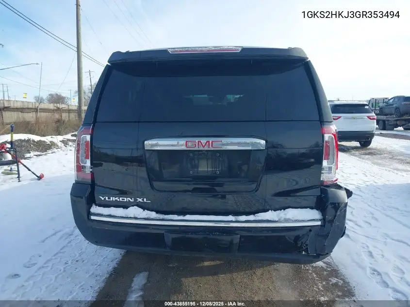 1GKS2HKJ3GR353494 2016 GMC Yukon Xl Denali