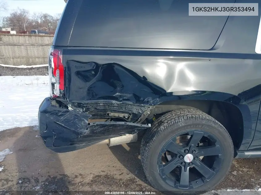 1GKS2HKJ3GR353494 2016 GMC Yukon Xl Denali