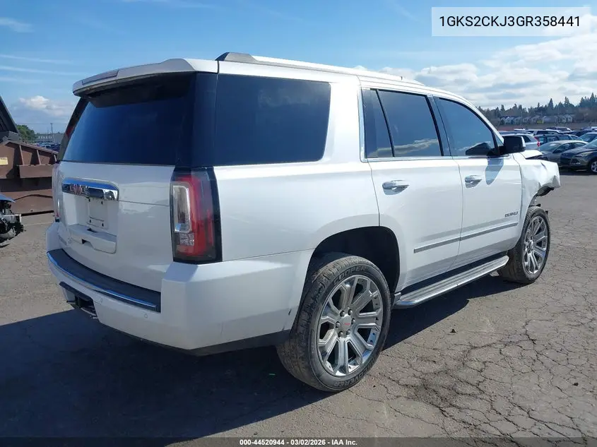 1GKS2CKJ3GR358441 2016 GMC Yukon Denali