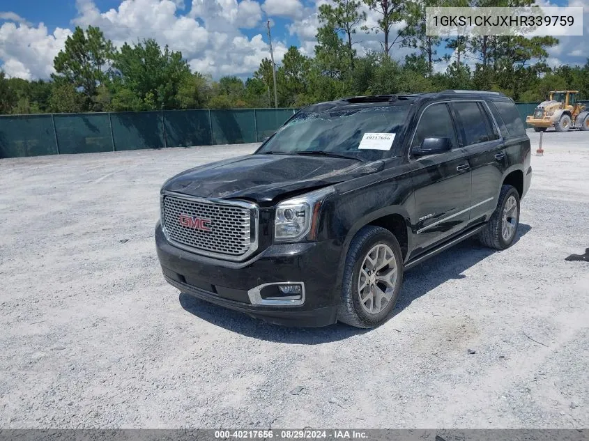 1GKS1CKJXHR339759 2017 GMC Yukon Denali