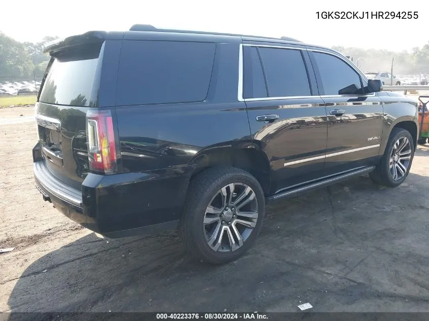 1GKS2CKJ1HR294255 2017 GMC Yukon Denali