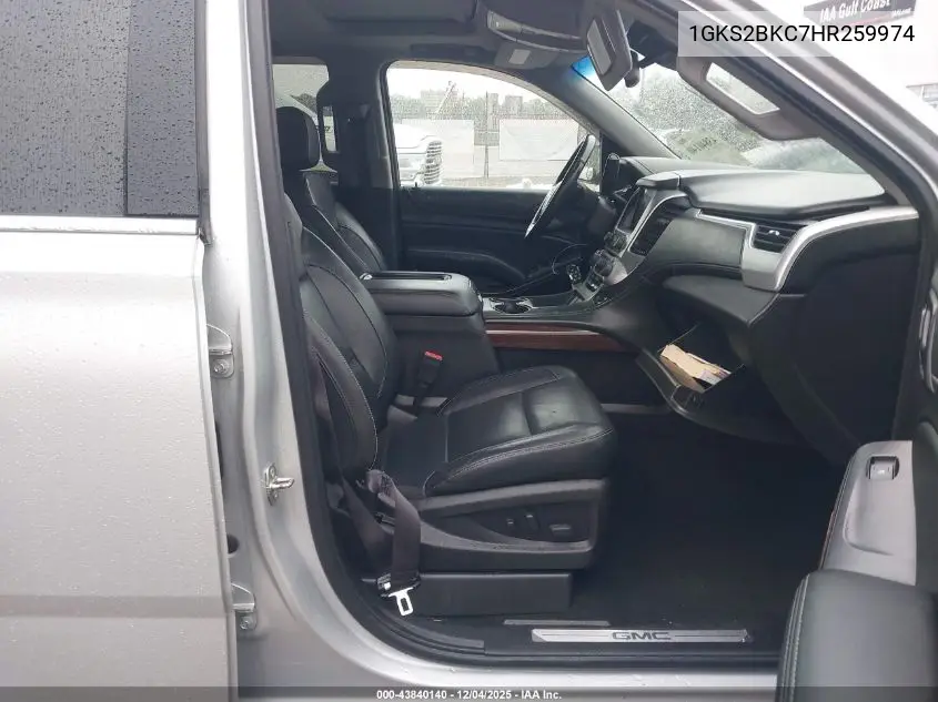 1GKS2BKC7HR259974 2017 GMC Yukon Slt