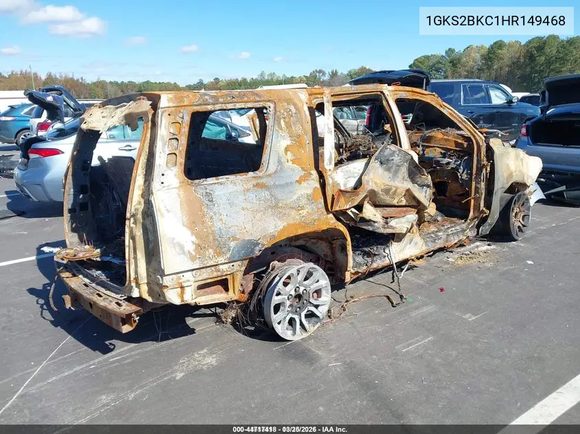 1GKS2BKC1HR149468 2017 GMC Yukon Slt