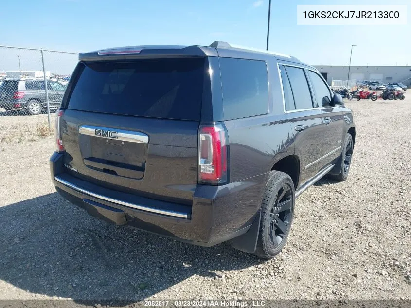 2018 GMC Yukon Denali Denali VIN: 1GKS2CKJ7JR213300 Lot: 12082817